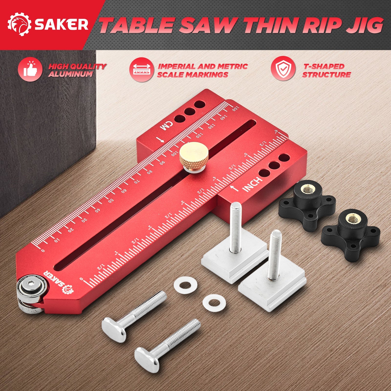 ® Thin Rip Jig Table Saw Jig Guide