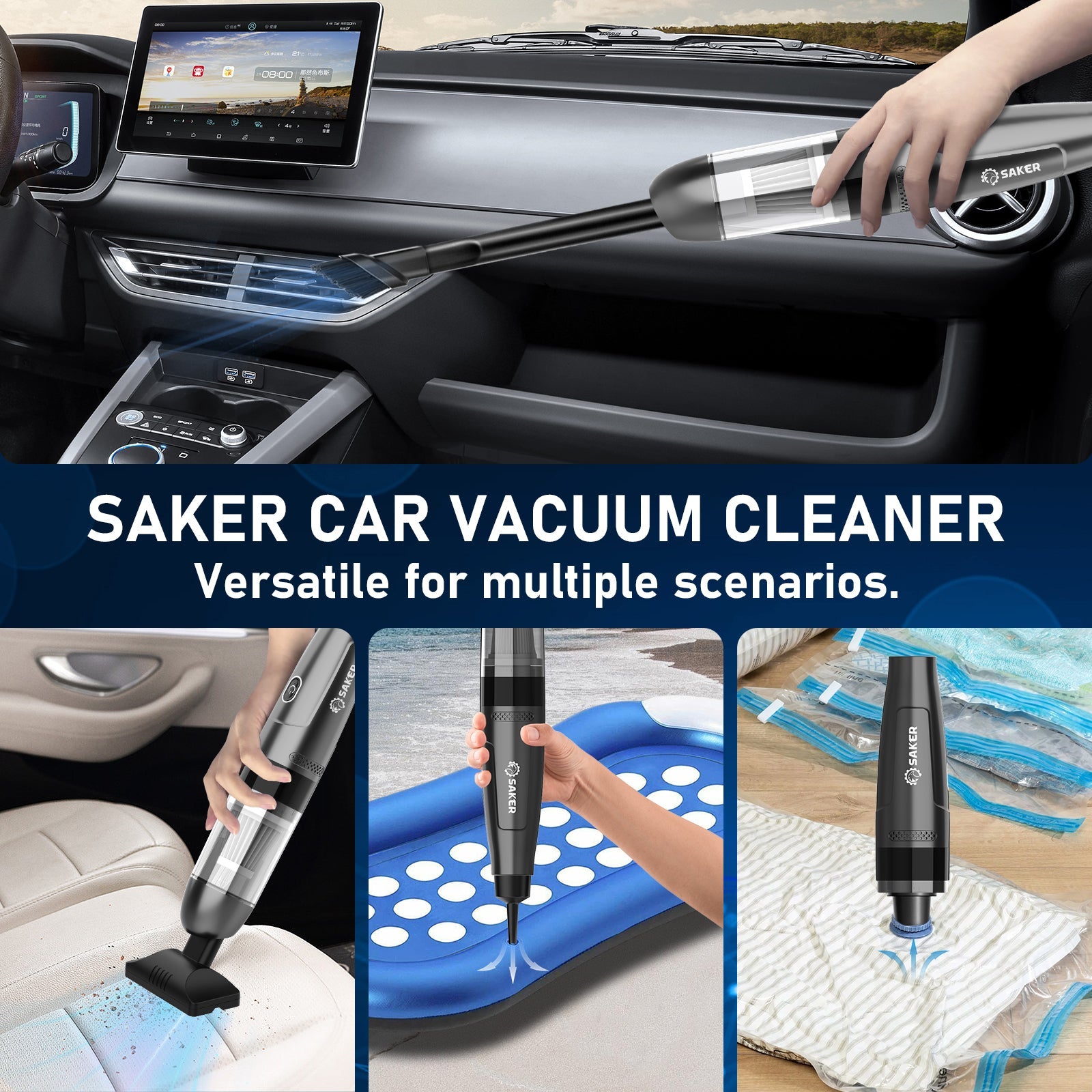 ® 3-in-1 Portable Vacuum Cleaner